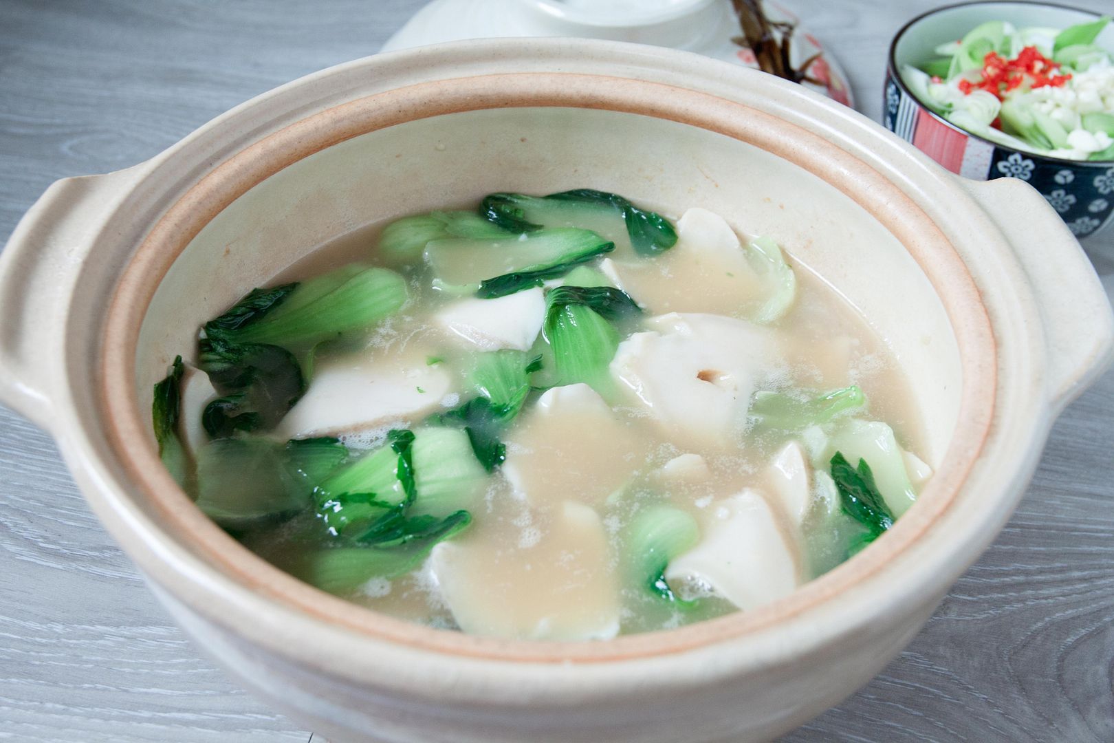 Food Makes Me Happy Umami Burst Braised Abalone with Bok Choy